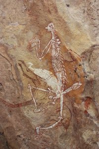 Spirit Figure on Ceiling by Unbekannt Unbekannt
